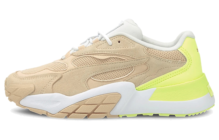 (Women) Puma Hedra Minimal Shoes Brown/Green/White 375119-02