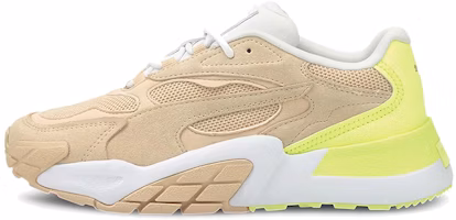 (Women) Puma Hedra Minimal Shoes Brown/Green/White 375119-02 (Women) Puma Hedra Minimal Shoes Brown/Green/White 375119-02