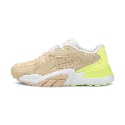 (W) Puma Hedra Minimal Shoes Brown/Green/White