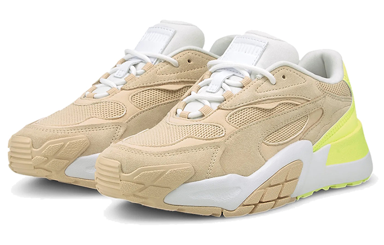 Lookbook (W) Puma Hedra Minimal Schuhe Braun/Grün/Weiß 375119-02