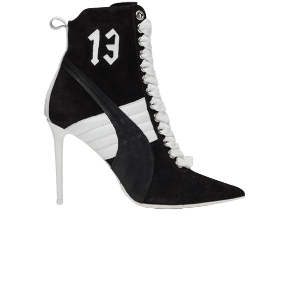 (Women) Puma High Heel Suede 'Black'  363706-01