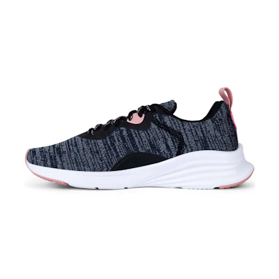 (W) Puma Hybrid Fuego Knit 'Black White Bridal Rose'