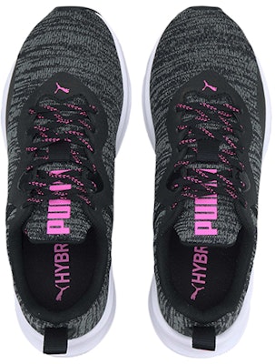 (Women) Puma Hybrid Fuego Knit /Pink 'Black' 192957-07 Order (Women) Puma Hybrid Fuego Knit /Pink 'Black' 192957-07