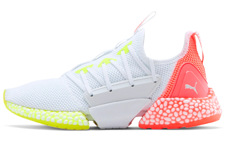 (Women) Puma Hybrid Rocket Runner 'White Red Yellow' 191626-11