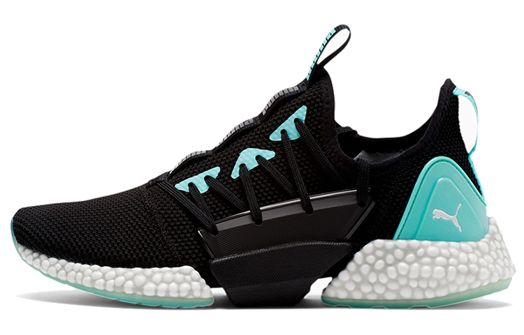 (Women) Puma Hybrid Rocket Runner Black/Green Low sneakers 191626-13