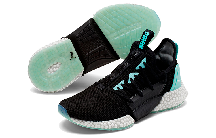Purchase (W) Puma Hybrid Rocket Runner Hitam/Hijau Sepatu Low 191626-13