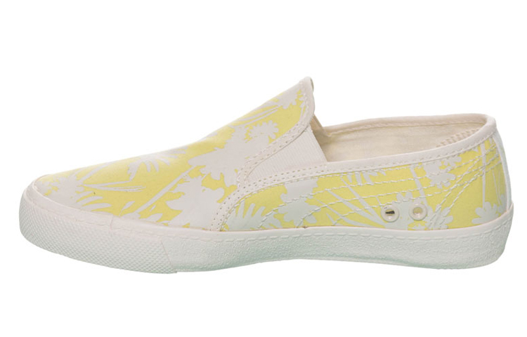 (Women) Puma Ibiza Slipon Low Top Board Shoes White/Yellow 356253-02