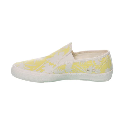 (W) Puma Ibiza Slipon Low Top Board Shoes White/Yellow