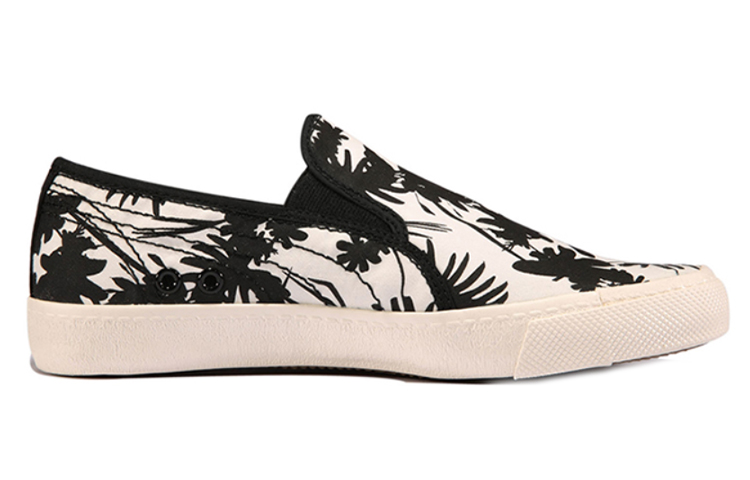 Order (W) Puma Ibiza Slip-On Low-Top Skate Schuhe Weiß/Schwarz 356253-01