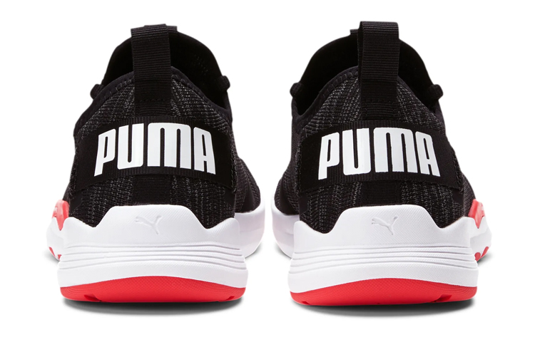 Shop (W) Puma Ignite Contender Knit ''Zwart Energy Rood'' 192810-01