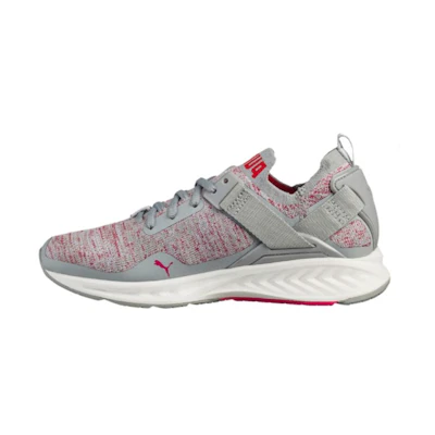 (W) Puma Ignite Evoknit Lo 'Grey Red'
