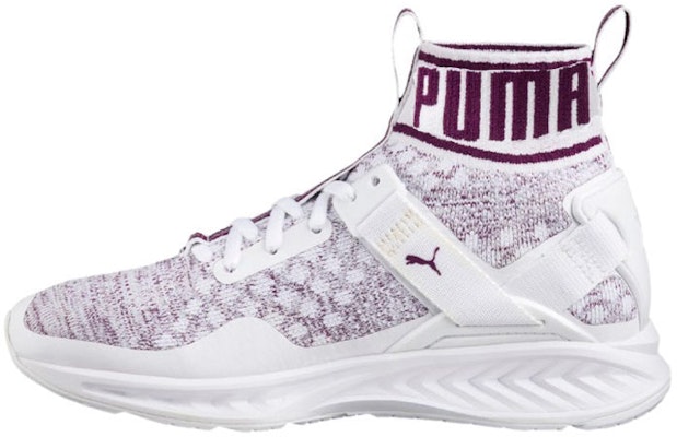 (Women) Puma Ignite Evoknit Low 'White Purple' 189766-07 Buy (Women) Puma Ignite Evoknit Low 'White Purple' 189766-07