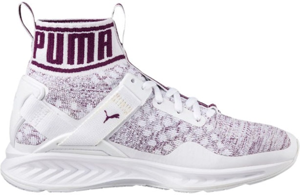 (Women) Puma Ignite Evoknit Low 'White Purple' 189766-07 Order (Women) Puma Ignite Evoknit Low 'White Purple' 189766-07