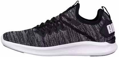 (Women) Puma Ignite Flash Evoknit Low Running Shoes Black/Grey 190511-01 (Women) Puma Ignite Flash Evoknit Low Running Shoes Black/Grey 190511-01
