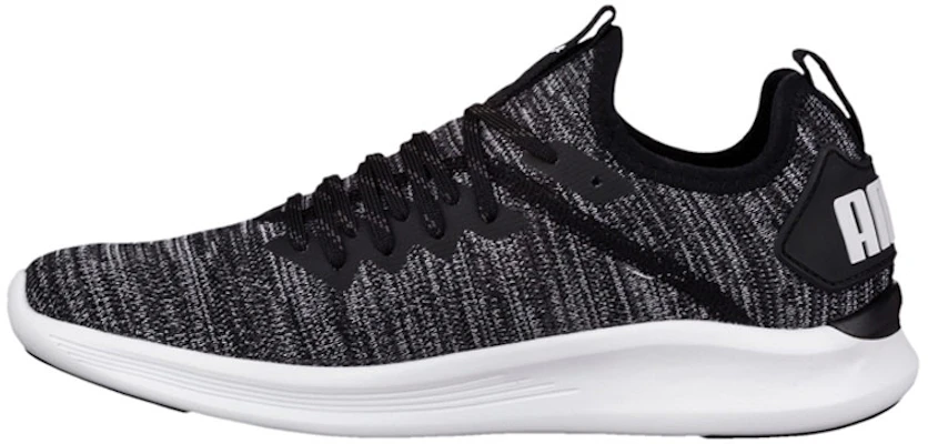 (Women) Puma Ignite Flash Evoknit Low Running Shoes Black/Grey 190511-01 Buy (Women) Puma Ignite Flash Evoknit Low Running Shoes Black/Grey 190511-01