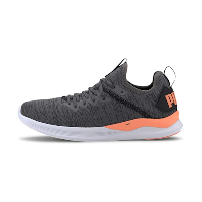 (W) Puma Ignite Flash Evoknit 'Black Orange'