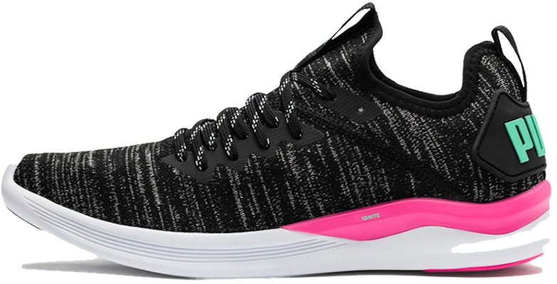 (Women) Puma Ignite Flash Evoknit 'Black Pink' 190511-11 Buy (Women) Puma Ignite Flash Evoknit 'Black Pink' 190511-11