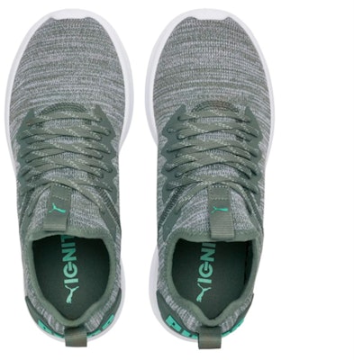(Women) Puma Ignite Flash Evoknit 'Green White' 190511-10 Lookbook (Women) Puma Ignite Flash Evoknit 'Green White' 190511-10