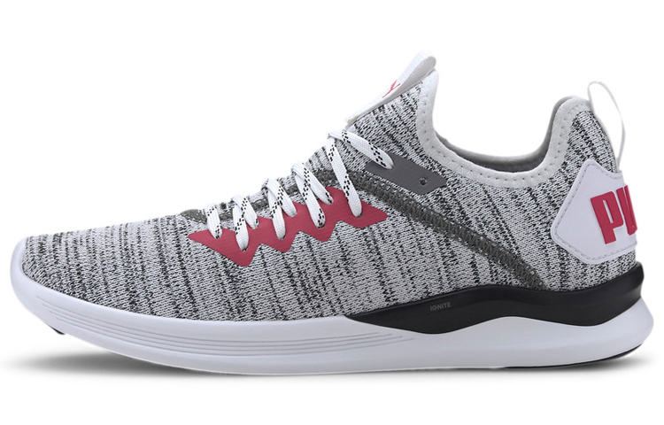(Women) Puma Ignite Flash Evoknit 'Grey Red' 190511-23