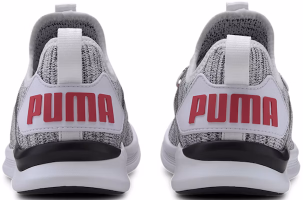 (Women) Puma Ignite Flash Evoknit 'Grey Red' 190511-23 Shop (Women) Puma Ignite Flash Evoknit 'Grey Red' 190511-23