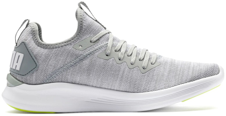 (Women) Puma Ignite Flash Evoknit 'Grey Yellow' 190511-19 Order (Women) Puma Ignite Flash Evoknit 'Grey Yellow' 190511-19