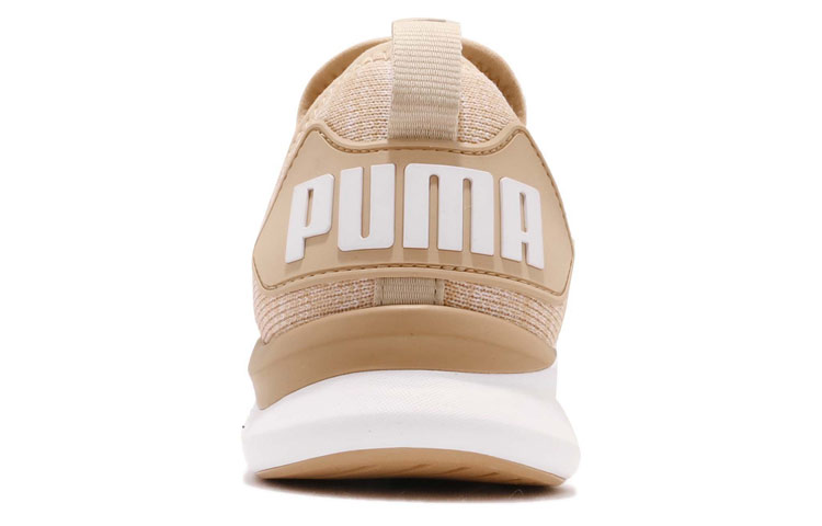 Shop 彪馬 Ignite Flash Evoknit 女款 奶茶色 低幫運動鞋