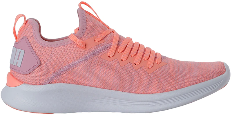 (Women) Puma Ignite Flash Evoknit 'Pink White Orange' 190511-15 Order (Women) Puma Ignite Flash Evoknit 'Pink White Orange' 190511-15