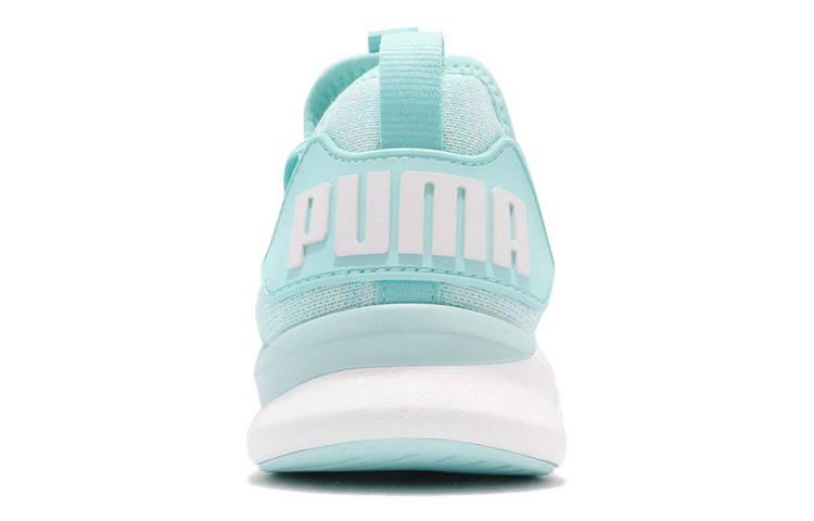 Shop Puma Ignite Flash Evoknit 女款 水藍 低幫運動鞋
