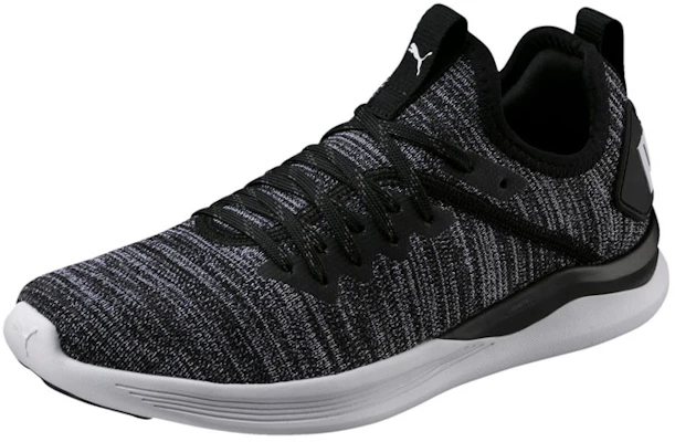 (W) 彪马Ignite Flash Evoknit低帮跑鞋 黑/灰 190511-01 Shop (W) 彪马Ignite Flash Evoknit低帮跑鞋 黑/灰 190511-01