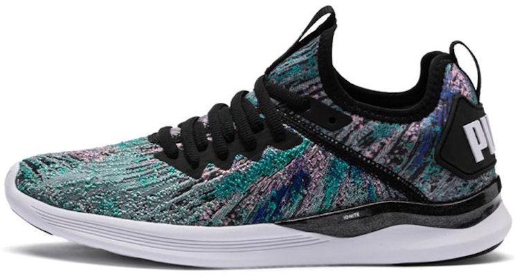 (Women) Puma Ignite Flash Geo 'Black Green' 191486-03 Buy (Women) Puma Ignite Flash Geo 'Black Green' 191486-03