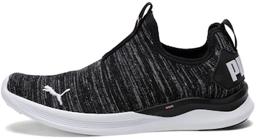 (Women) Puma Ignite Flash Slip Low Running Shoes Black/Grey/White 192271-06 (Women) Puma Ignite Flash Slip Low Running Shoes Black/Grey/White 192271-06