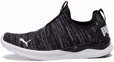 (Women) Puma Ignite Flash Slip Low Running Shoes Black/Grey/White 192271-06 (Women) Puma Ignite Flash Slip Low Running Shoes Black/Grey/White 192271-06