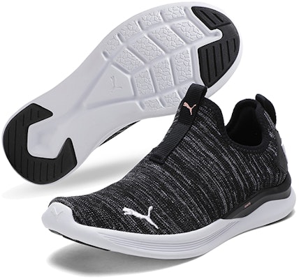 (Women) Puma Ignite Flash Slip Low Running Shoes Black/Grey/White 192271-06 Purchase (Women) Puma Ignite Flash Slip Low Running Shoes Black/Grey/White 192271-06
