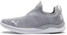 (W) Puma Ignite Flash Slip Kasut Lari Rendah Kelabu 192271-01