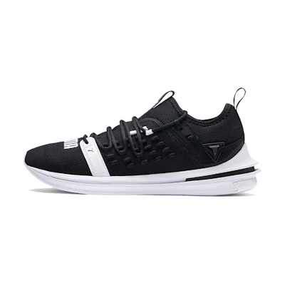 (W) Puma Ignite Limitless Sr Fusefit Low Running Shoes Black/White