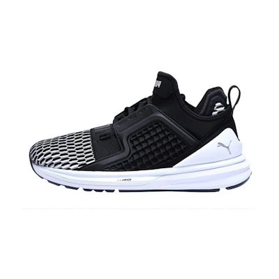 (W) Puma Ignite Shoes Black/White