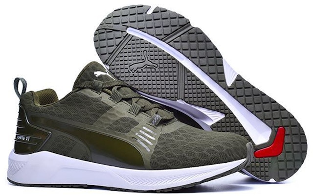 (W) Puma Ignite Xt V2 'Emas Hijau Militer' 188987-03 Shop (W) Puma Ignite Xt V2 'Emas Hijau Militer' 188987-03