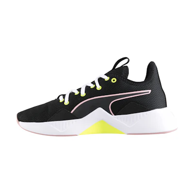 (W) Puma Incite FS Shift 'Black Slip-Resistant Breathable Low-Top Casual Running Shoe'