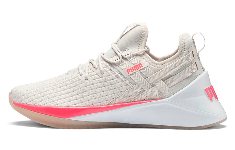 (Women) Puma Jaab Xt Low Top Running Shoes Beige/White/Pink 192238-10