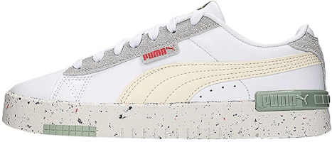 (Women) Puma Jada Better Leisure Shoes White/Green 382235-01 (Women) Puma Jada Better Leisure Shoes White/Green 382235-01