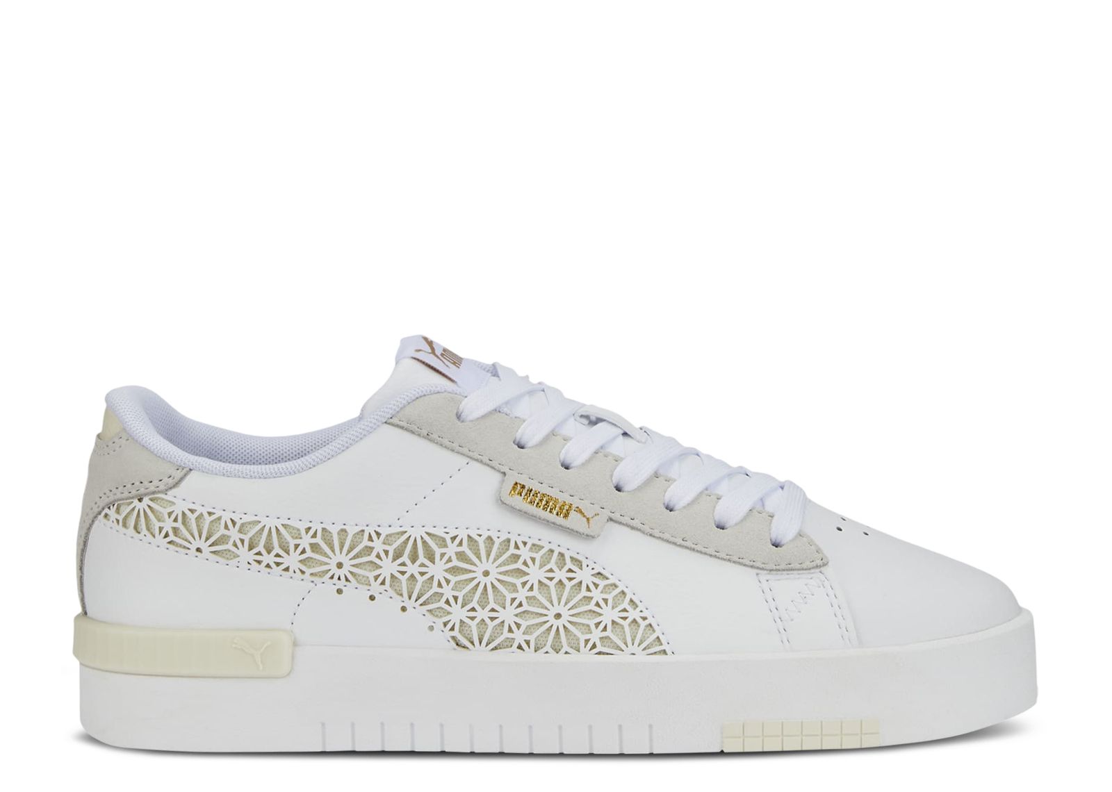 (Women) Puma Jada Renew 'Laser Cut - White Pristine Gold' 389386-01