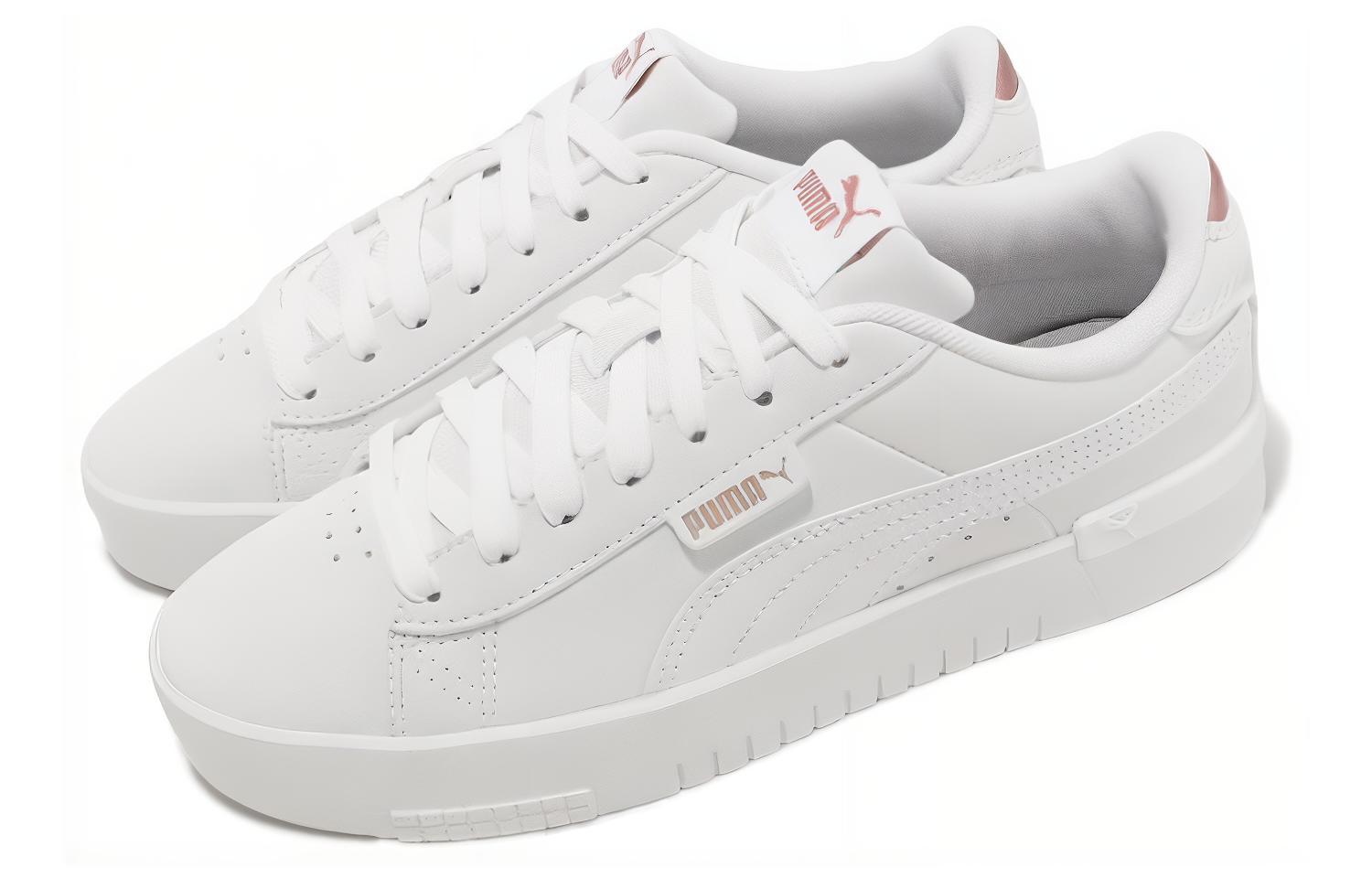 Lookbook (W) プーマ Jada Renew ヌバック (白/ローズゴールド) 391133-01