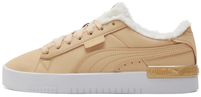 (Women) Puma Jada Teddy Ws Fleece Lined Skateboarding Shoes Khaki 382703-02 (Women) Puma Jada Teddy Ws Fleece Lined Skateboarding Shoes Khaki 382703-02