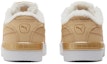 Shop PUMA Jada Teddy Ws 加絨 低幫 板鞋 女款 卡其色