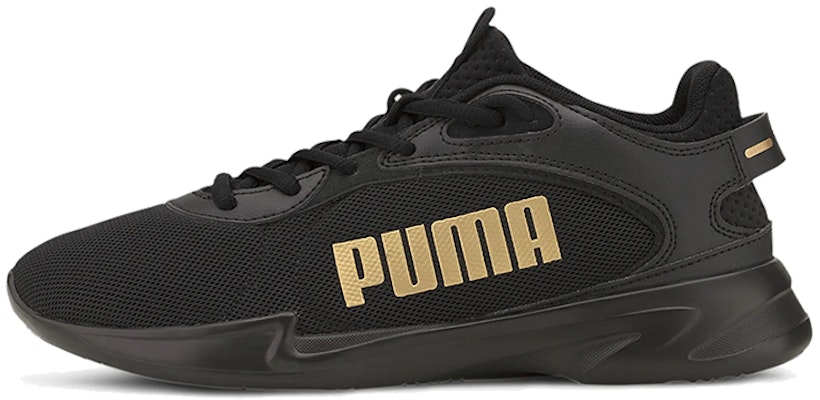 (Women) Puma Jaro Fresh Low Running Shoes Black/Gold 193693-05 Buy (Women) Puma Jaro Fresh Low Running Shoes Black/Gold 193693-05