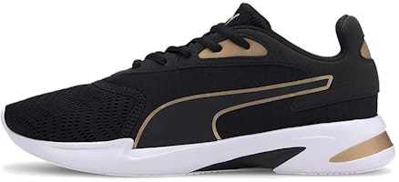 (Women) Puma Jaro Metal Low Top Running Shoes Black/White 193135-02 (Women) Puma Jaro Metal Low Top Running Shoes Black/White 193135-02