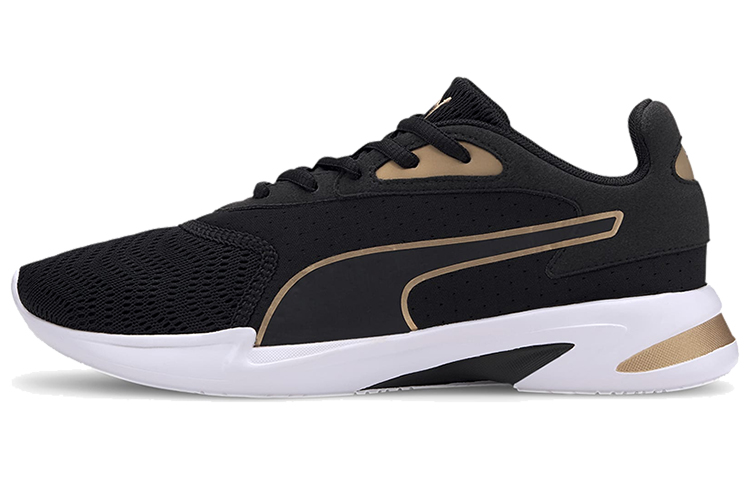 (Women) Puma Jaro Metal Low Top Running Shoes Black/White 193135-02
