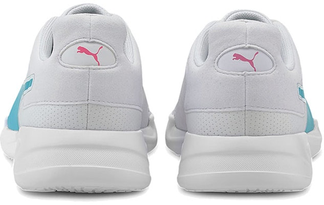 (Women) Puma Jaro Neon Low Running Shoes White/Blue 193691-02 Shop (Women) Puma Jaro Neon Low Running Shoes White/Blue 193691-02