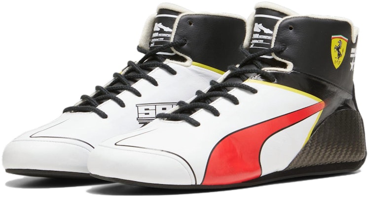 (W) Puma June Ambrose x Scuderia Ferrari Pro Mid 'Putih Hitam Merah'. 308217-01 Lookbook (W) Puma June Ambrose x Scuderia Ferrari Pro Mid 'Putih Hitam Merah'. 308217-01