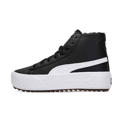 (W) Puma Kaia Mid 'Fur - Black'